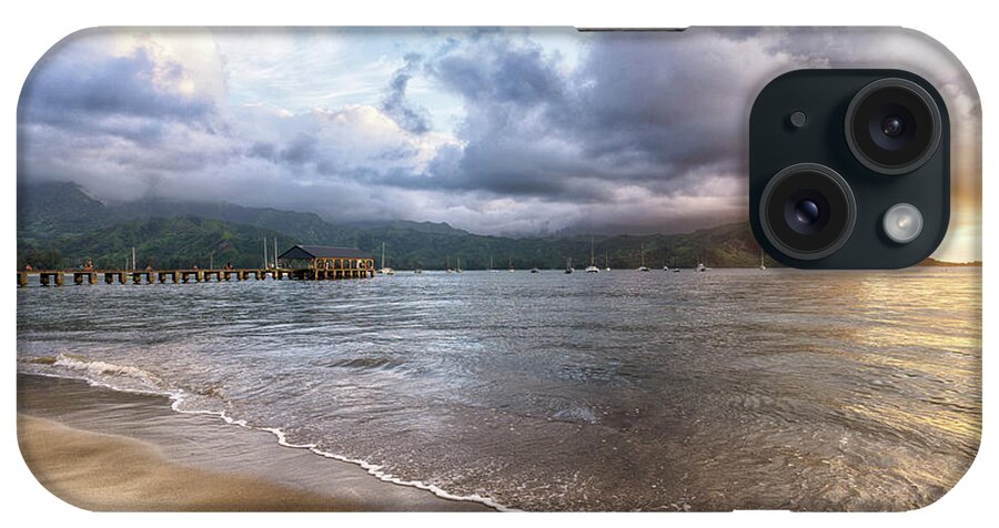 Hanalei iPhone Case featuring the photograph Hanalei Bay Sunset by Jason Wolters
