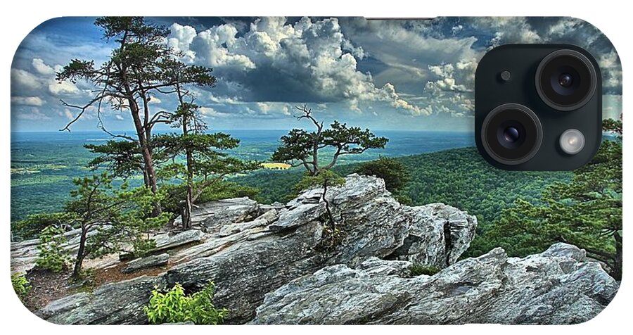 Hanging Rock State Park iPhone Case featuring the photograph Hanging Rock Overlook by Adam Jewell