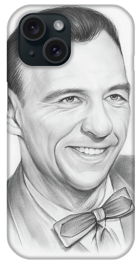Hank Snow iPhone Case featuring the drawing Hank Snow by Greg Joens