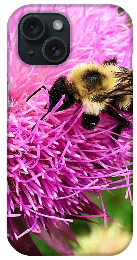 Bee iPhone Case featuring the photograph Happiness by Jeff Iverson