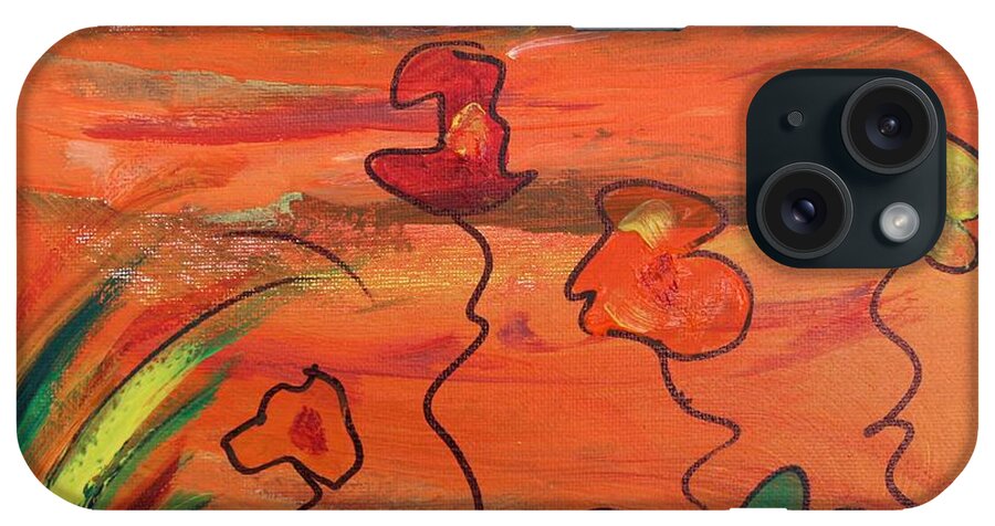 Happy Day iPhone Case featuring the painting Happy Day by Sarahleah Hankes