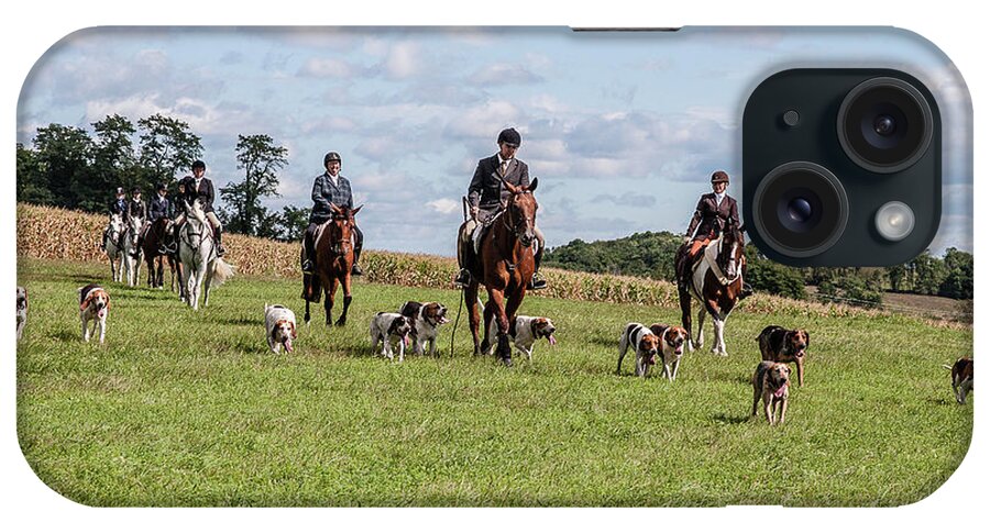 Hunt iPhone Case featuring the photograph Happy Hounds by Pamela Taylor