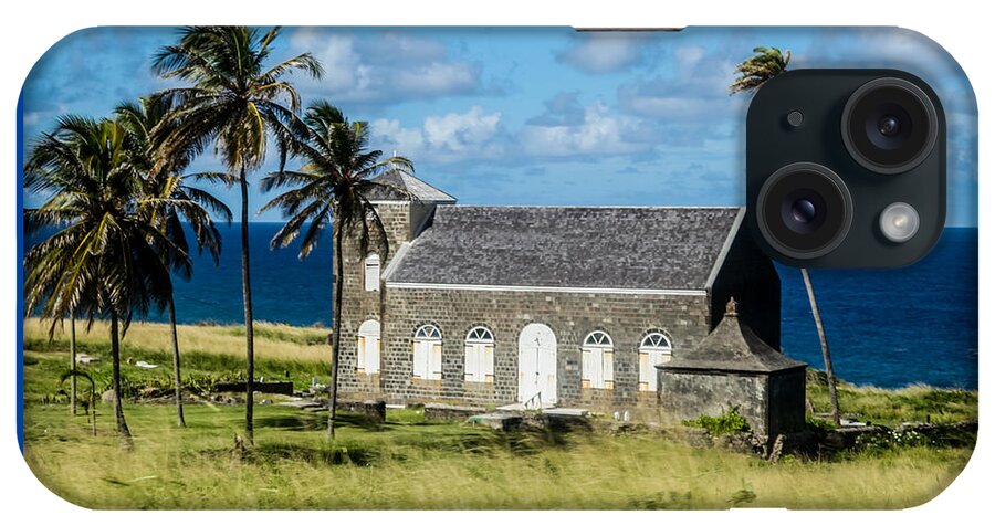 Saint Kitts iPhone Case featuring the photograph HARBOR of PEACE by Karen Wiles