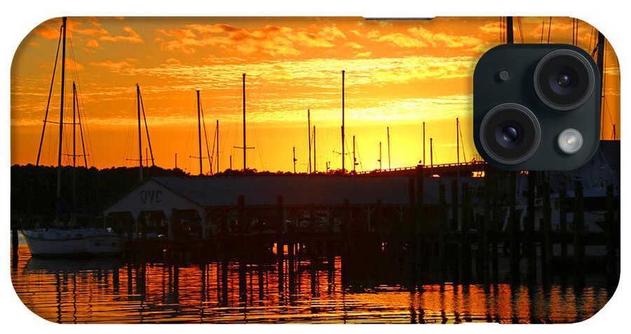 Sunset iPhone Case featuring the photograph Harbor Sunset by Marty Fancy