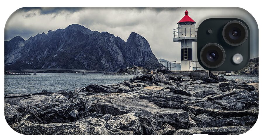 Reine iPhone Case featuring the photograph Harbour Lighthouse by James Billings