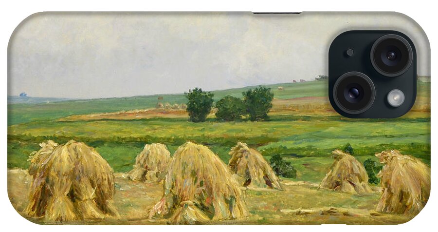 Harvest iPhone Case featuring the painting Harvest by Frantisek Kavan