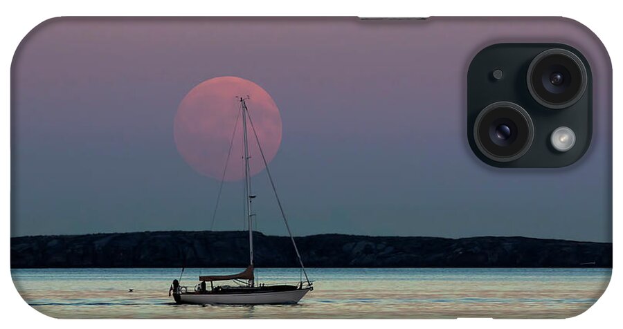 Harvest Moon iPhone Case featuring the photograph Harvest Moon - 365-193 by Inge Riis McDonald