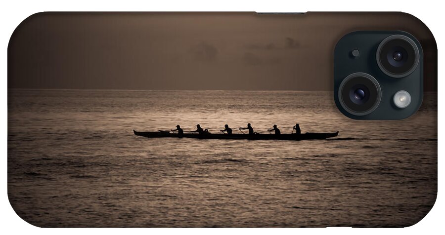Hawaiian iPhone Case featuring the photograph Hawaiian Outrigger by Kelly Wade
