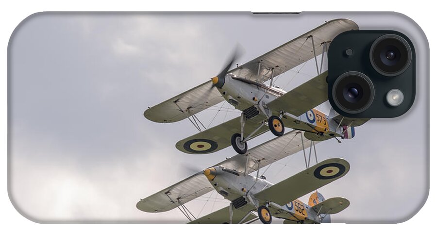 Hawker Nimrod iPhone Case featuring the photograph Hawker Nimrods by Gary Eason