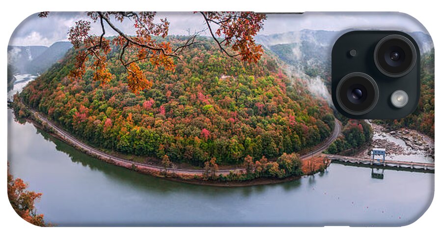Autumn iPhone Case featuring the photograph Hawks Nest State Park Autumn Splendor by Mary Almond