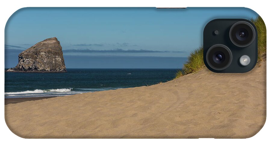 Anemone iPhone Case featuring the photograph Haystack Rock, Cannon Beach by Brenda Jacobs