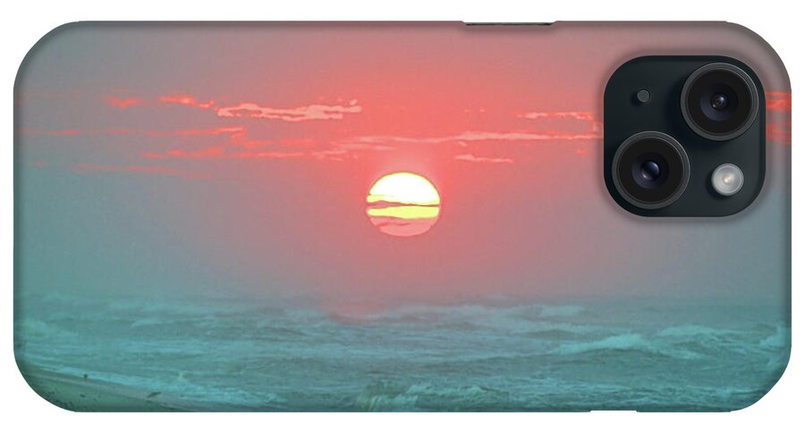 Seas iPhone Case featuring the photograph Hazy Sunrise I V by Newwwman
