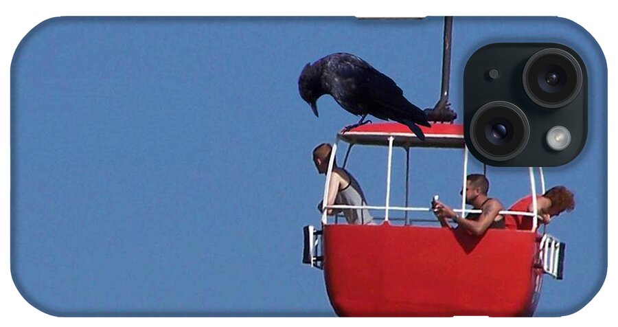 Crows iPhone Case featuring the photograph He by Christopher Rowlands