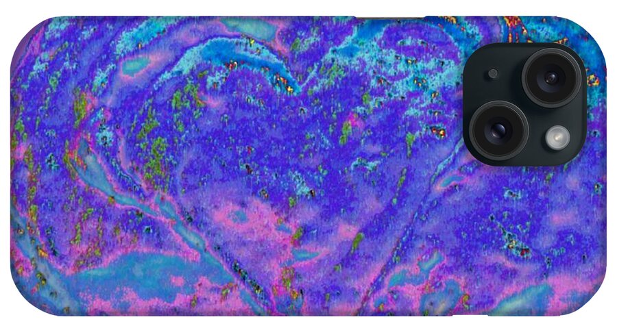 Heart iPhone Case featuring the photograph Heart Earth Swirl by Mars Besso