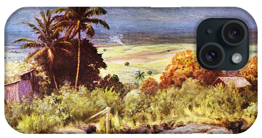 1925 iPhone Case featuring the painting Helen Dranga Art by Hawaiian Legacy Archive - Printscapes
