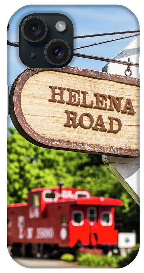 Helena iPhone Case featuring the photograph Helena Road Sign by Parker Cunningham