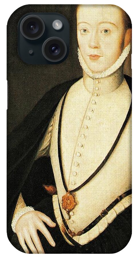 Henry Stewart iPhone Case featuring the painting Henry Stewart Lord Darnley Married Mary Queen of Scots 1565 by Peter Ogden