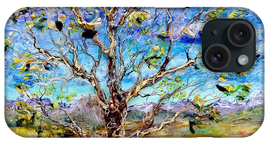 Tree iPhone Case featuring the painting Herald by Regina Valluzzi