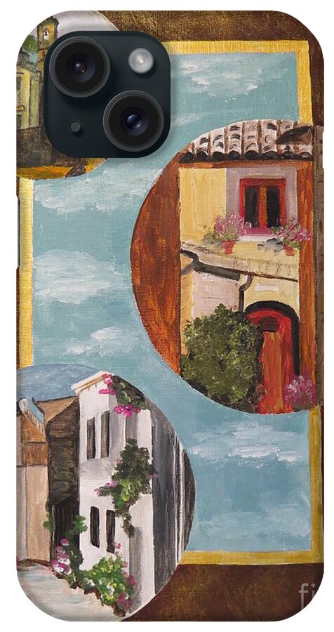 Italy iPhone Case featuring the painting Heritage by Judy Via-Wolff