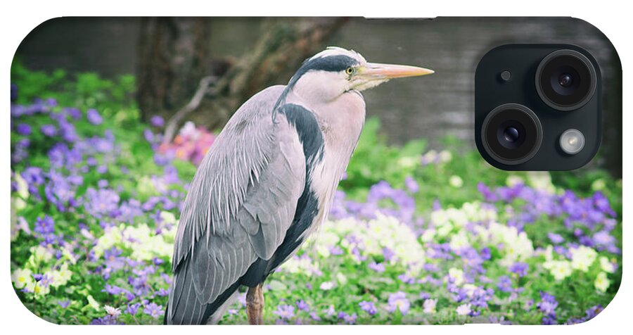 Bird iPhone Case featuring the photograph Heron Lookout by Martin Newman