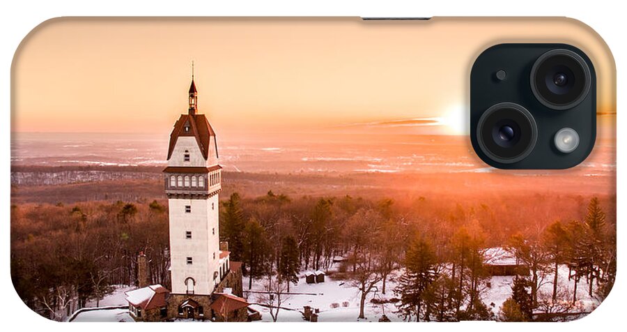 Heublein iPhone Case featuring the photograph Heublein Tower in Simsbury Connecticut by Mike Gearin