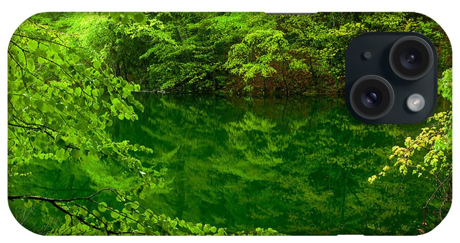 Landscape iPhone Case featuring the photograph Hidden Lake by Brad Brizek