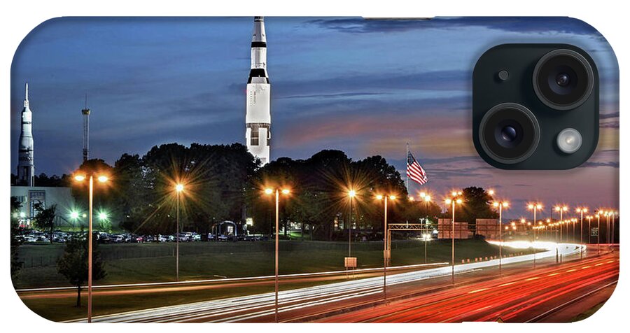 Nasa iPhone Case featuring the photograph From Huntsville to the Heavens by Jeannee Gannuch