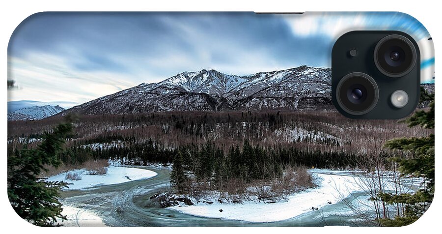 Alaska iPhone Case featuring the photograph Hiland by Ed Boudreau