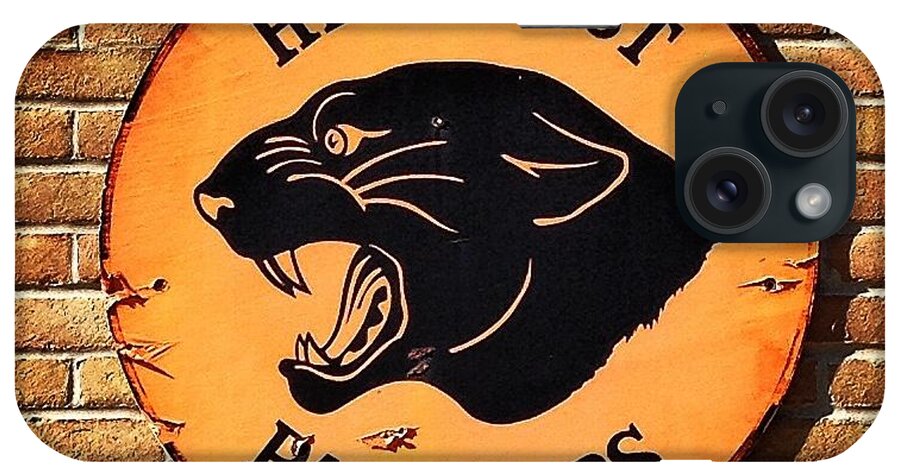 Alma iPhone Case featuring the photograph Hillcrest Elementary Panthers Sign by Chris Brown