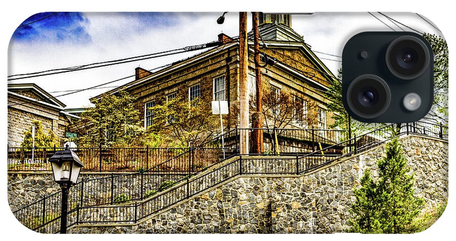 Stone iPhone Case featuring the photograph Hilltop Stairs by William Norton