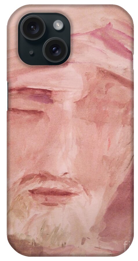 Man iPhone Case featuring the painting Him by Trilby Cole
