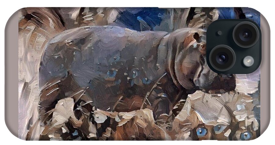 Hippopotamus iPhone Case featuring the photograph Hippo by Gini Moore