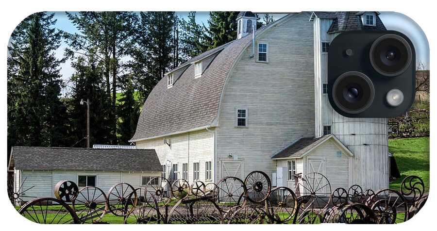 Uniontown iPhone Case featuring the photograph Historic Uniontown Washington Dairy Barn - 2 by Gary Whitton