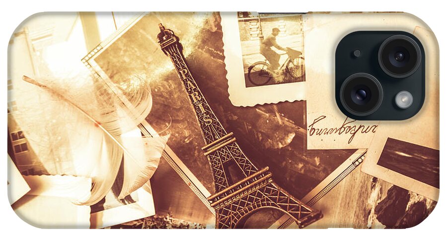 Love iPhone Case featuring the photograph History and sentiment of vintage Paris by Jorgo Photography