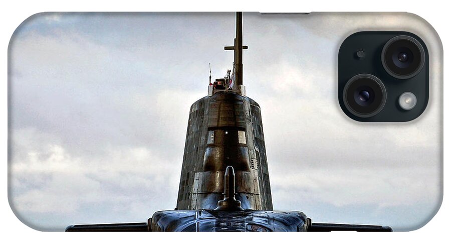 Astute Class iPhone Case featuring the photograph HMS Ambush Submarine by Roy Pedersen