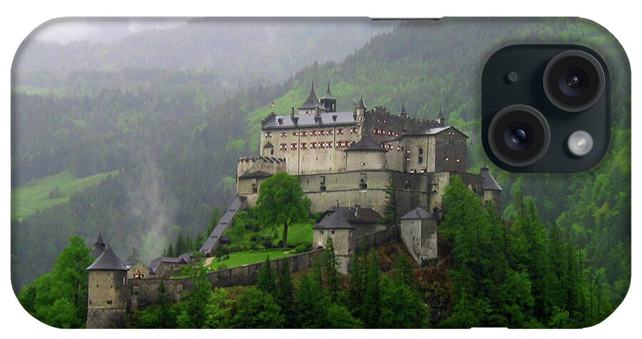 Landscape.austria iPhone Case featuring the photograph Hohenwerfen Castle by Sheila Ping
