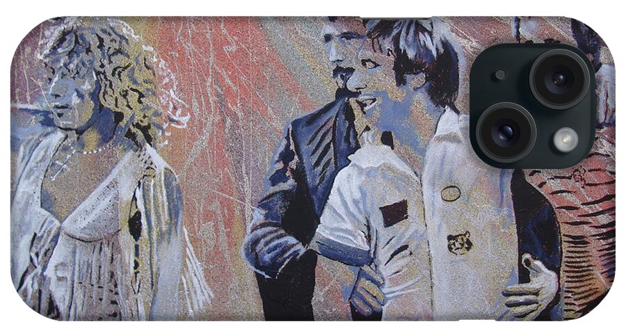 The Who iPhone Case featuring the painting Holding Up The Moon by Stuart Engel