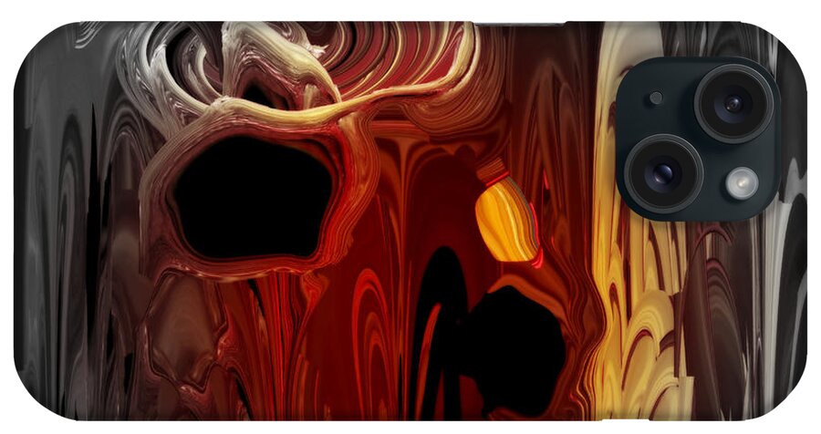 Abstract iPhone Case featuring the photograph Holes in my Soul by Rick Rauzi