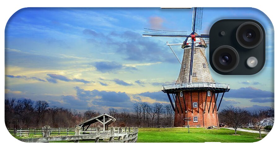 Holland iPhone Case featuring the photograph Holland Windmill by Tammy Chesney
