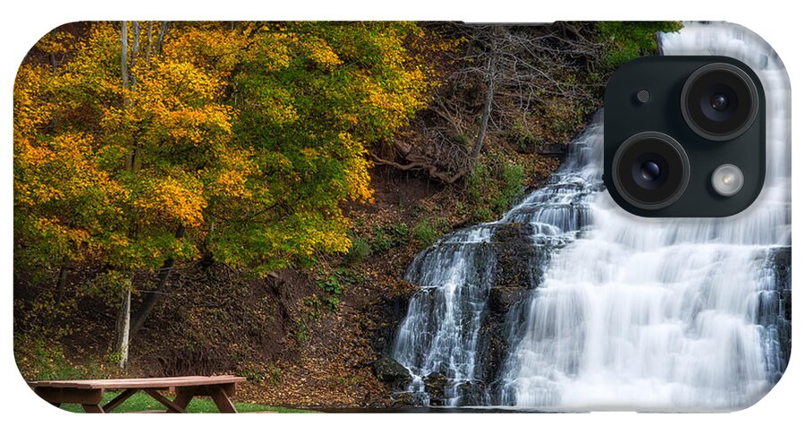 Holley Canal Falls iPhone Case featuring the photograph Holley Canal Falls by Mark Papke