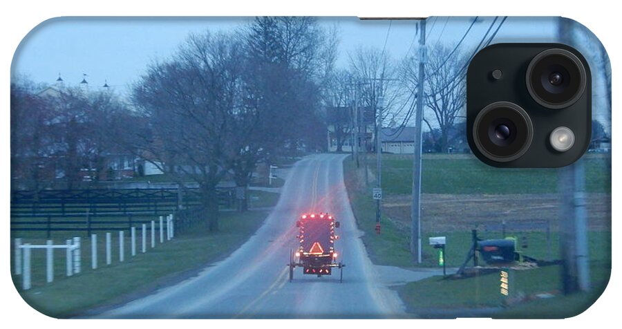 Amish iPhone Case featuring the photograph Homeward Bound by Christine Clark