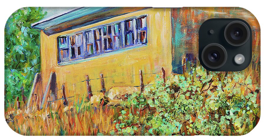 School iPhone Case featuring the painting Hondo Valley School House by Sally Quillin