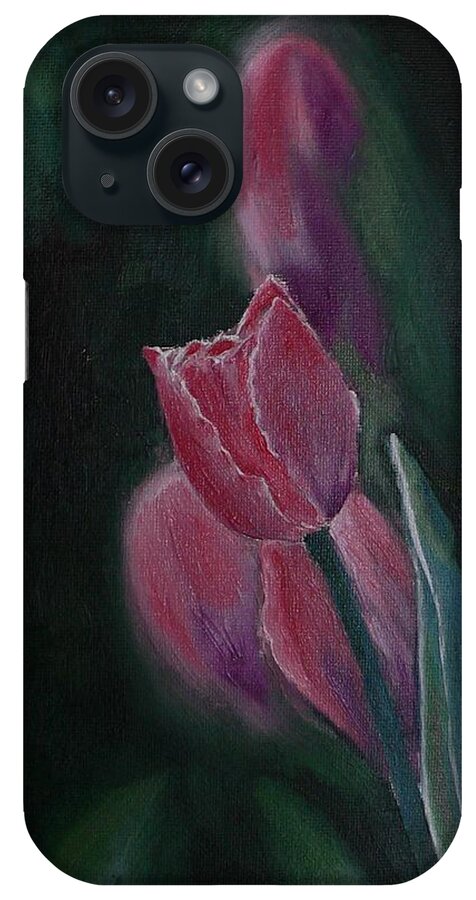 Tulips iPhone Case featuring the painting Hope by Geeta Yerra