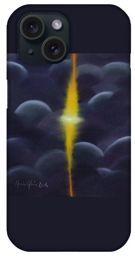 Pastel Painting iPhone Case featuring the painting Hope by Marie-Claire Dole
