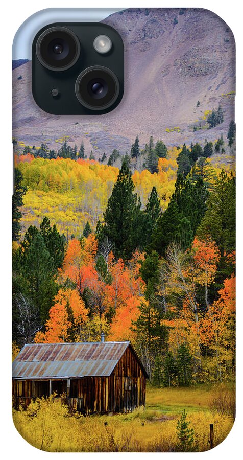 Hope Valley iPhone Case featuring the photograph Hope Valley Cabin by Steph Gabler