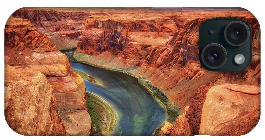 Horseshoe Bend iPhone Case featuring the photograph Horseshoe Bend Arizona - Colorado River #2 by Jennifer Rondinelli Reilly - Fine Art Photography