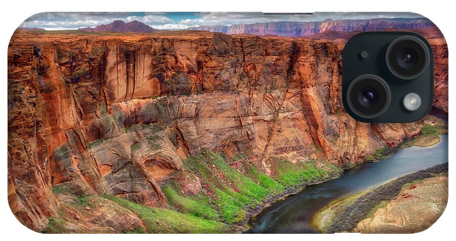 Horseshoe Bend iPhone Case featuring the photograph Horseshoe Bend Arizona - Colorado River #5 by Jennifer Rondinelli Reilly - Fine Art Photography