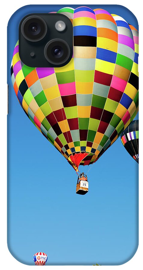 Hot Air Balloon iPhone Case featuring the photograph Hot Air Balloons #3 by Rich S