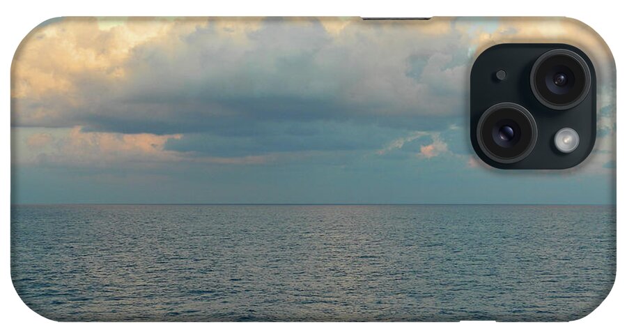 Cloudscape iPhone Case featuring the photograph Hovering Over the Atlantic At Sunrise by Emmy Marie Vickers