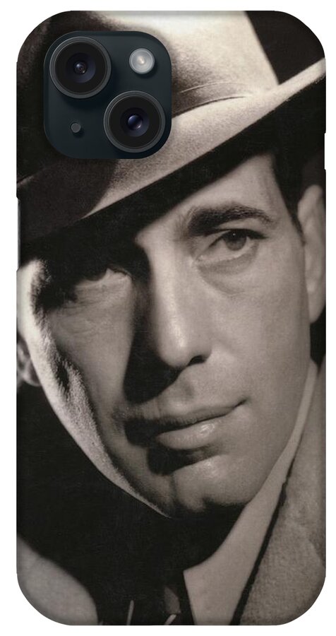 Humphrey Bogart George Hurrell Photo #1 1939 iPhone Case featuring the photograph Humphrey Bogart George Hurrell photo #1 1939 by David Lee Guss